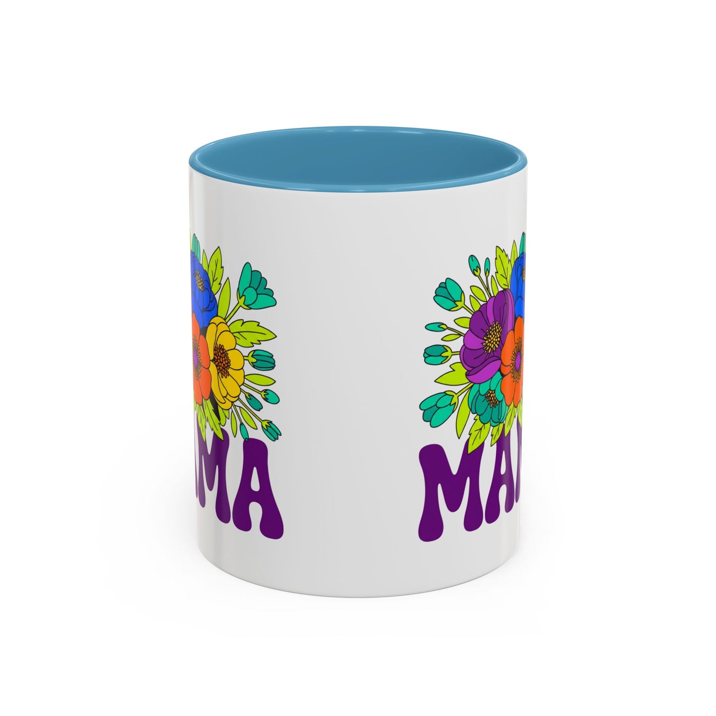 Mama Floral Coffee Mug Accent 11/15oz