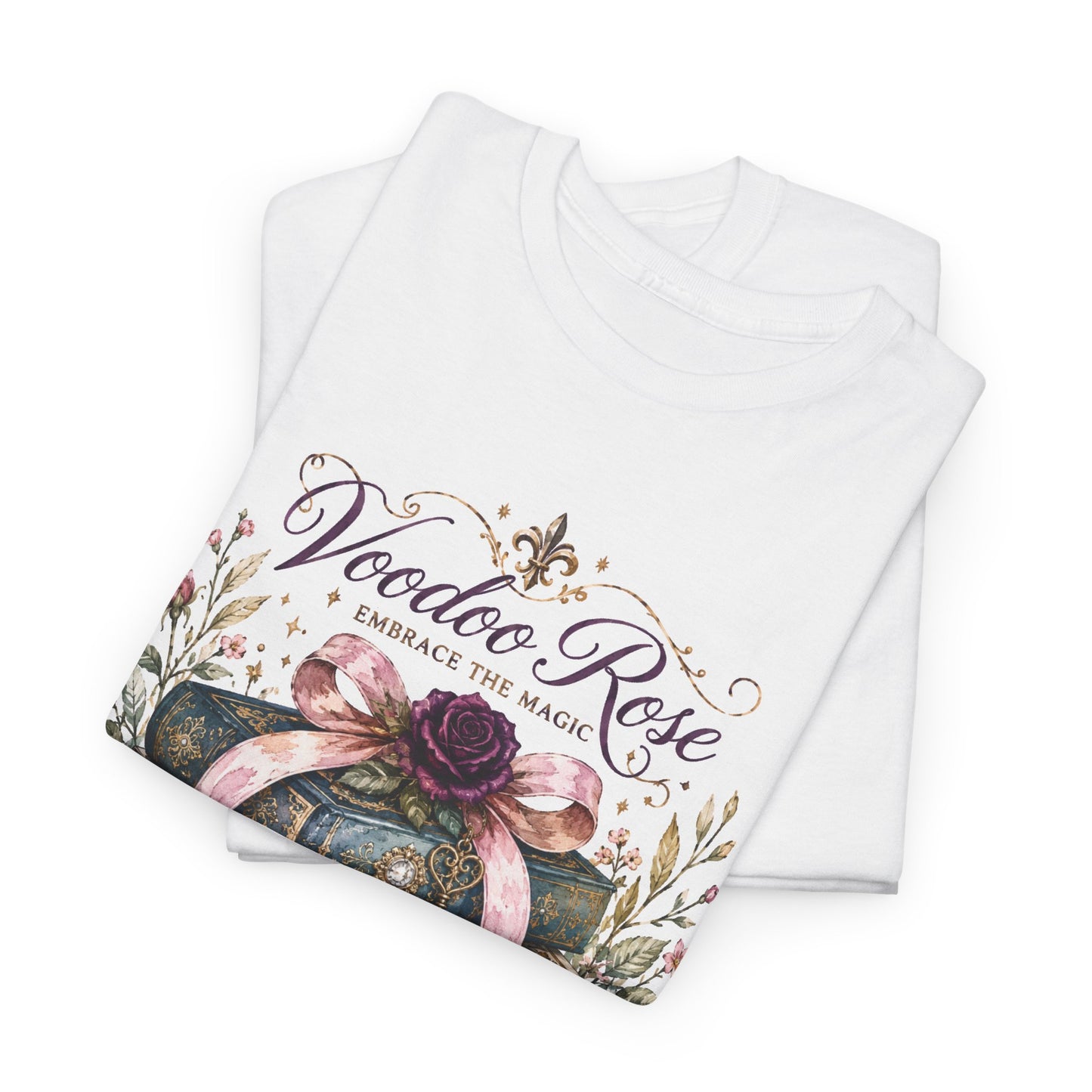 Voodoo Rose Louisiana Stacked Books Tee