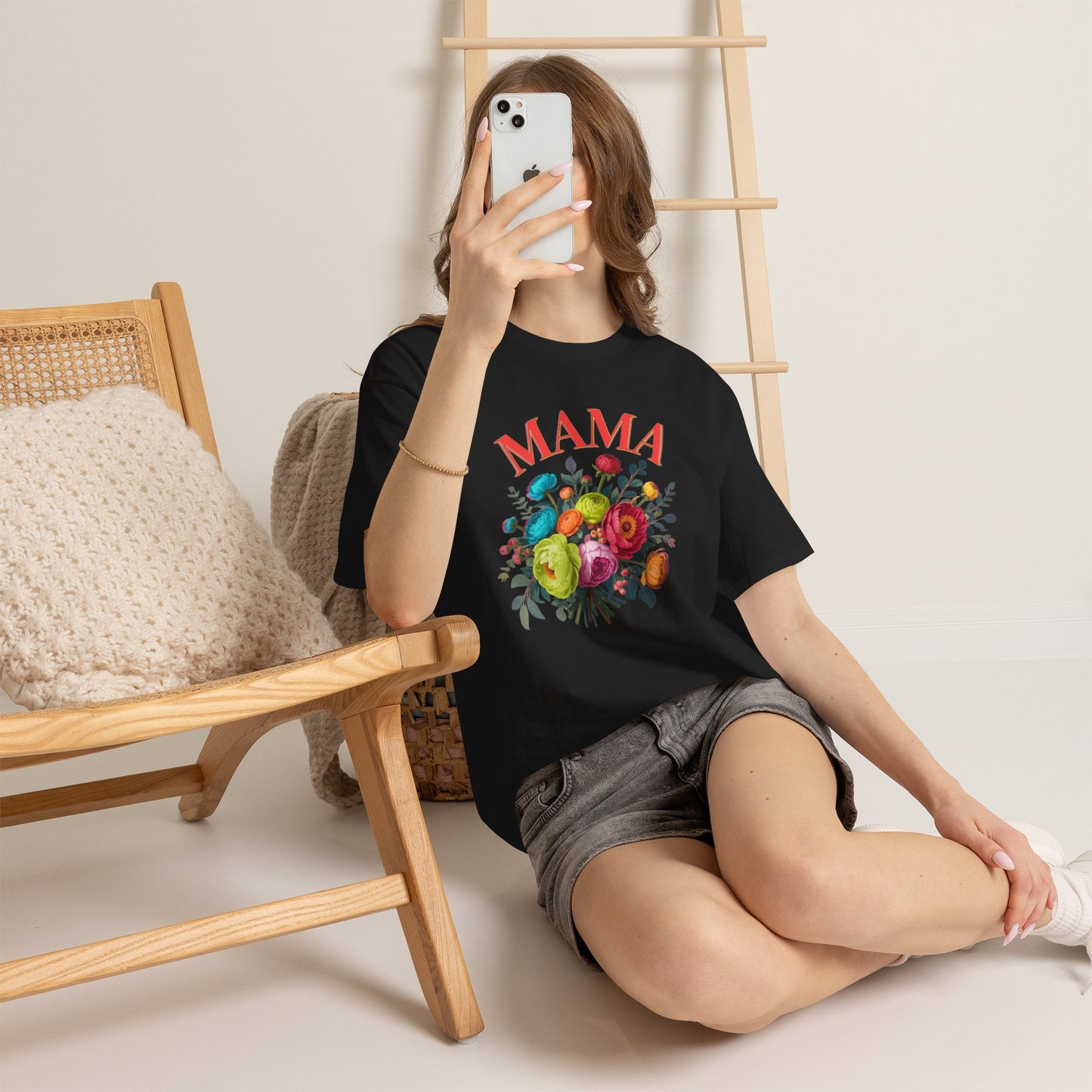 Mama Floral T-Shirt  Mother's Day Floral Tee for Moms
