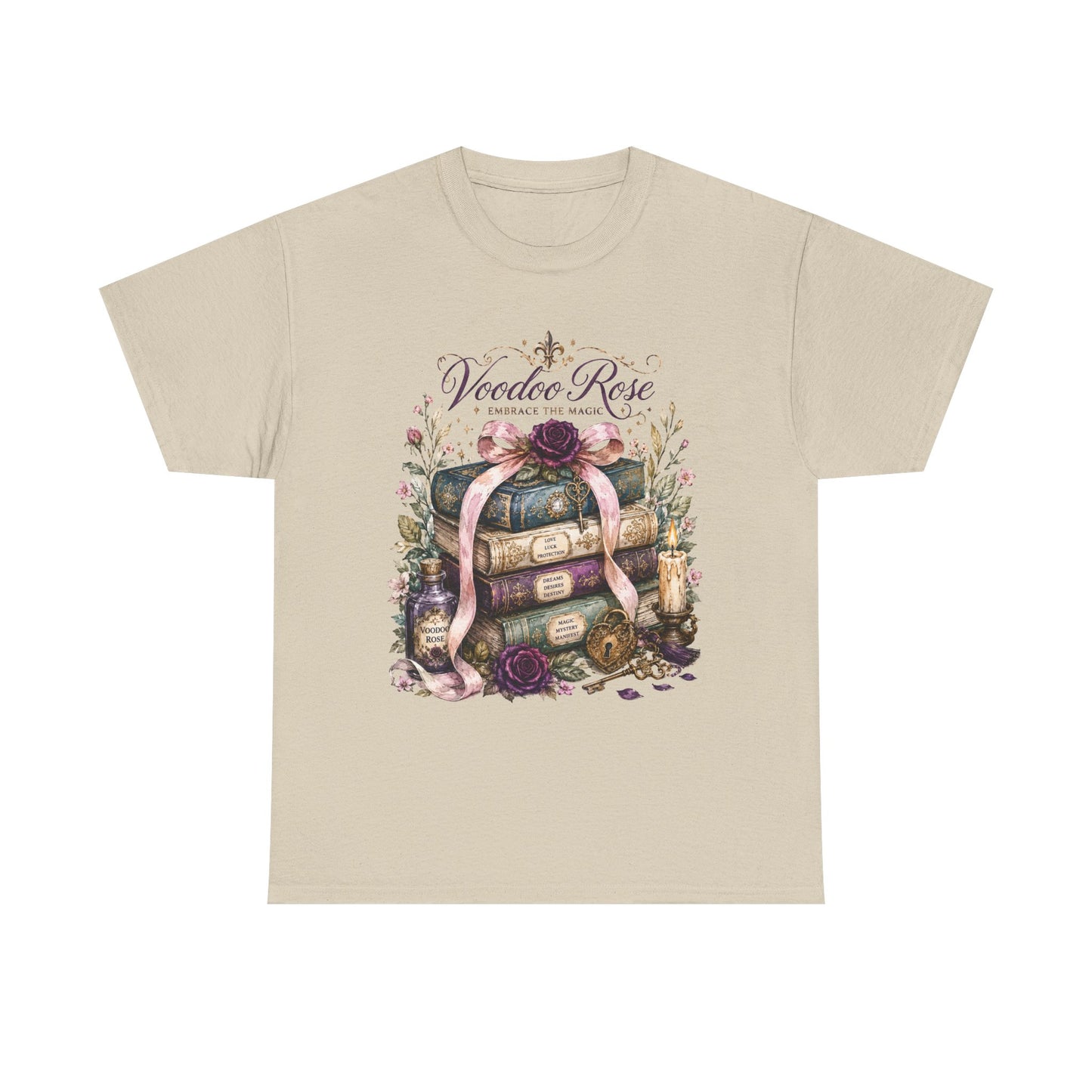 Voodoo Rose Louisiana Stacked Books Tee