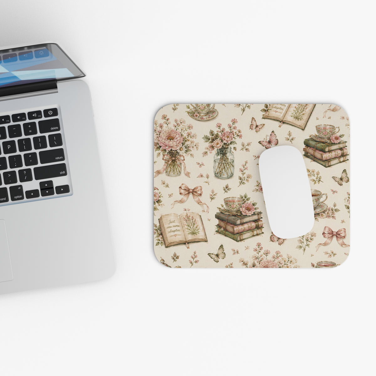 Tea & Pages Mouse Pad