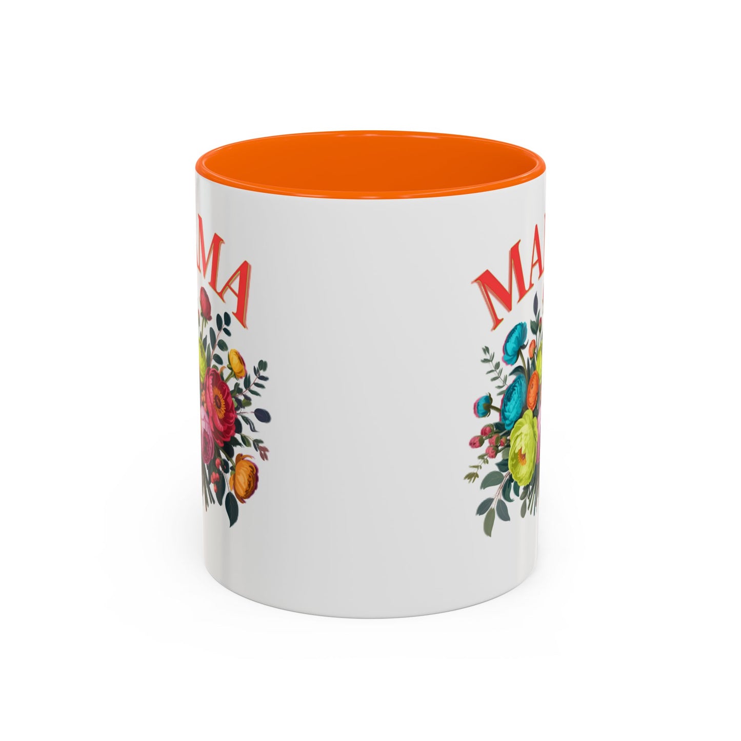 Mama Floral Coffee Mug – Mother's Day Bouquet Accent Mug (11/15oz)