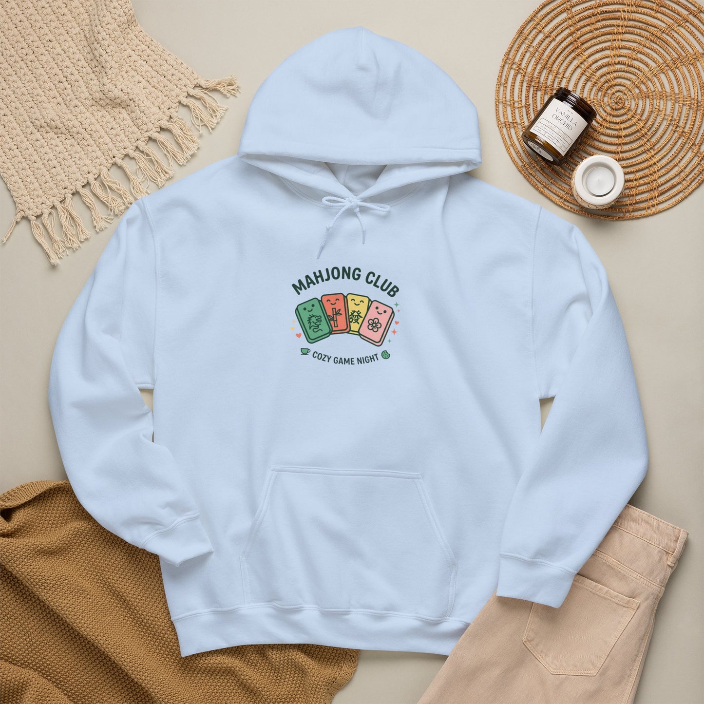 Mahjong Club Heavy Blend™ Hooded Sweatshirt