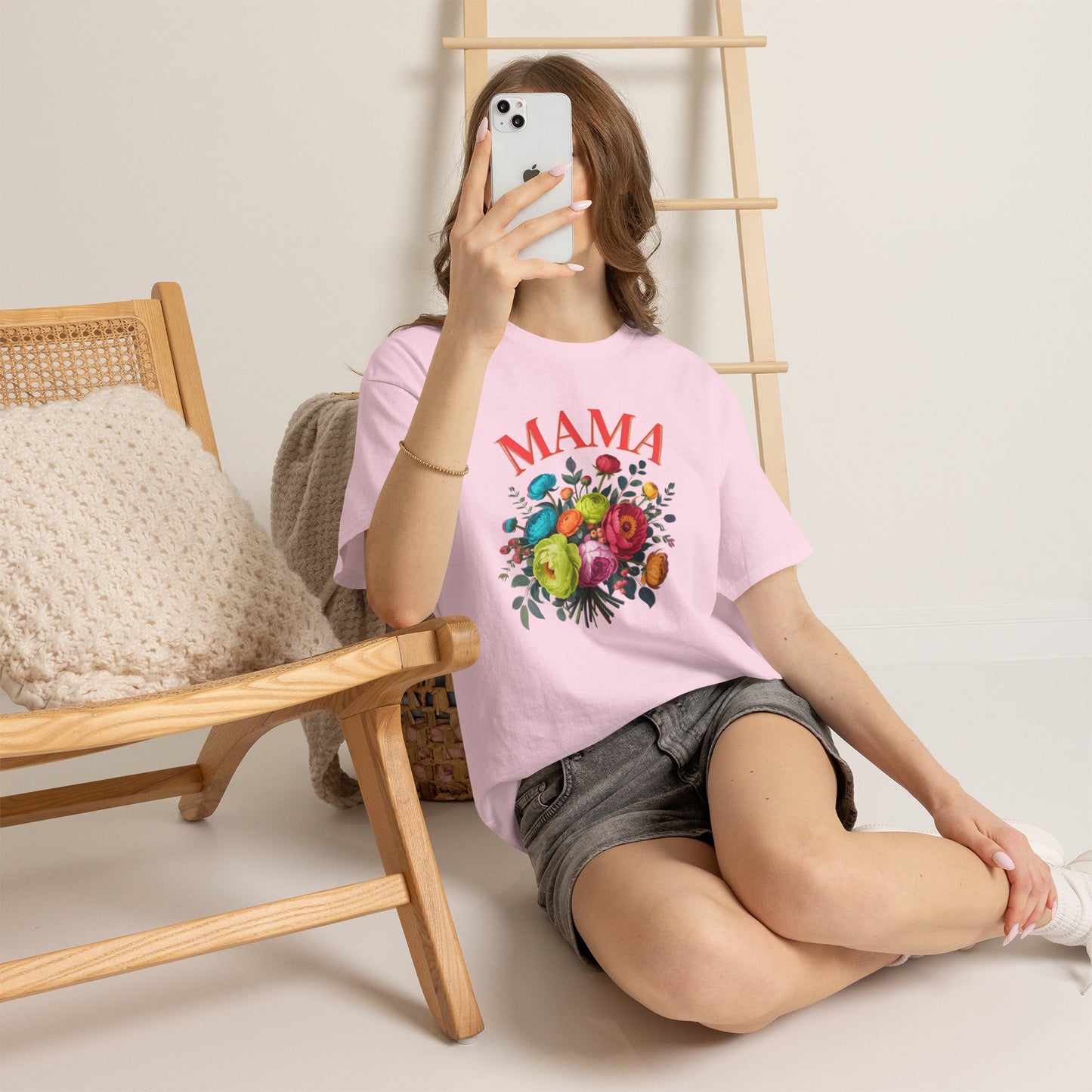 Mama Floral T-Shirt  Mother's Day Floral Tee for Moms