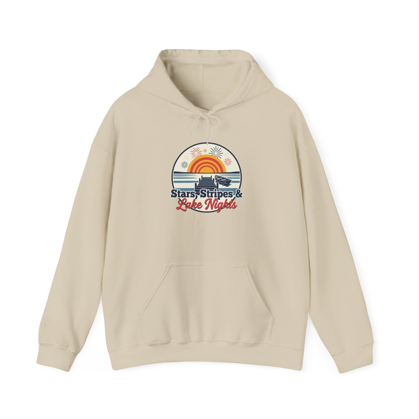 Stars, Stripes, & Lake Nights Heavy Blend™ Hooded Sweatshirt