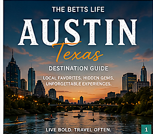 Austin, Texas Destination Guide | Curated Travel Handbook - Digital Download