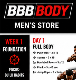 BBB Body – 30 Day Workout Challenge (Digital Download) with Bonus
