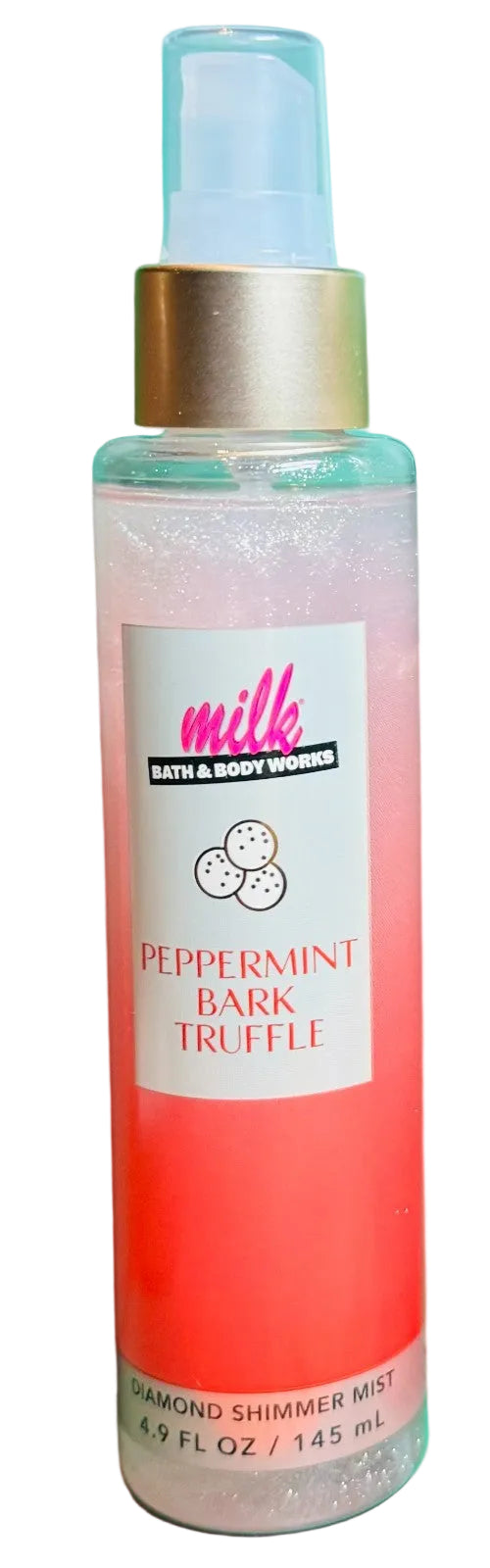 Bath & Body Works Peppermint Bark Truffle Diamond Shimmer Mist 4.9 oz