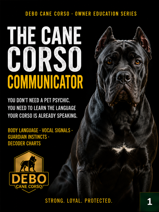The Cane Corso Communicator — Body Language & Behavior Guide | Instant Digital Download PDF