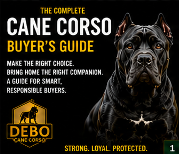 The Complete Cane Corso Buyer's Guide | Digital Handbook for Responsible Owners - Digital Download