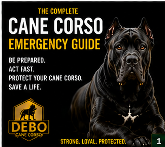 The Complete Cane Corso Emergency Guide | Digital First Aid Handbook - Digital Download