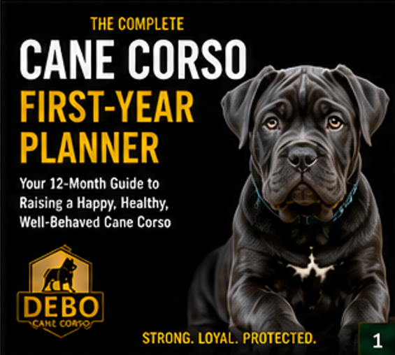 The Complete Cane Corso First-Year Planner | 12-Month Digital Puppy Guide - Digital Download