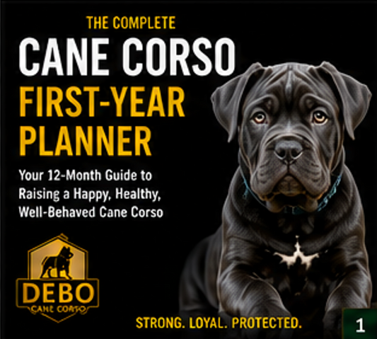 The Complete Cane Corso First-Year Planner | 12-Month Digital Puppy Guide - Digital Download
