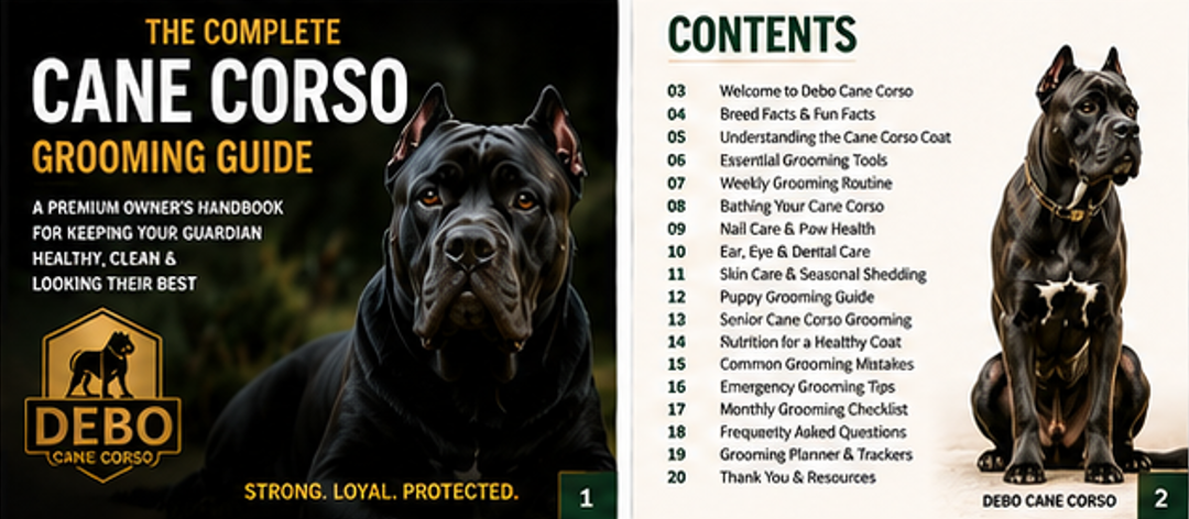 The Complete Cane Corso Grooming Guide - Digital Download