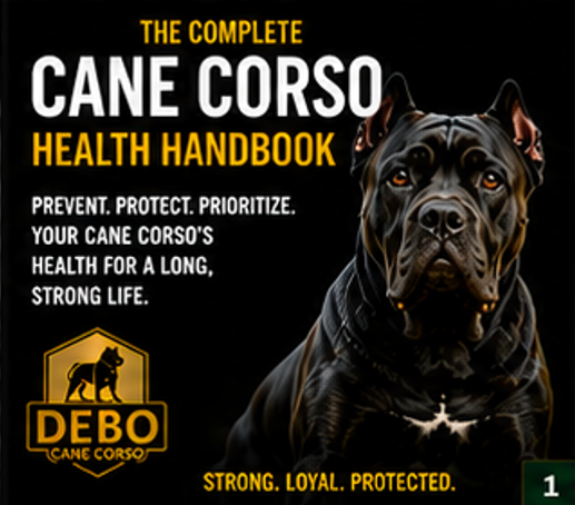 The Complete Cane Corso Health Handbook | Digital Preventive Care & Wellness Guide - Digital Download