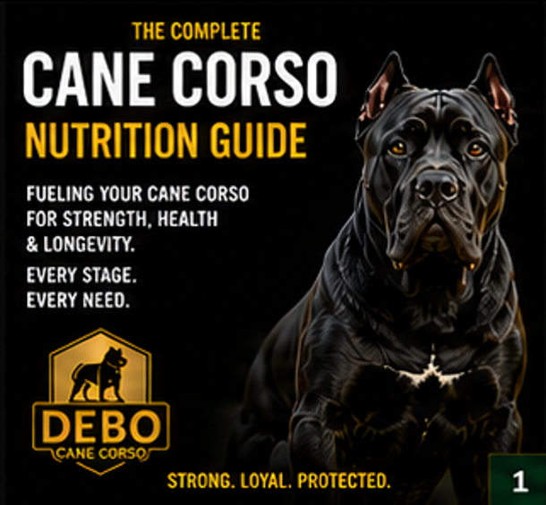 The Complete Cane Corso Nutrition Guide | Digital Feeding & Diet Handbook - Digital Download