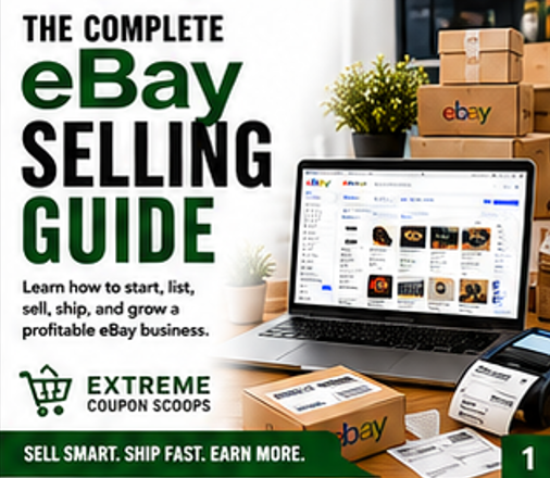 Extreme Coupon Scoops – The Complete eBay Selling Guide (Digital Download)