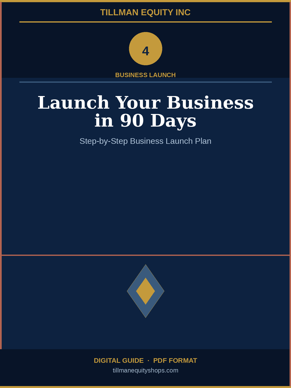 Launch Your Business in 90 Days – Step-by-Step Guide  (Digital Download)