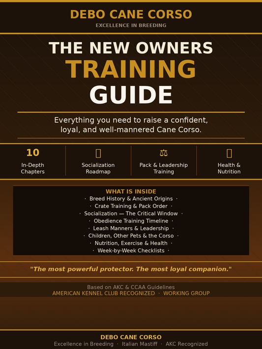 Cane Corso Owner's Training Guide – eBook