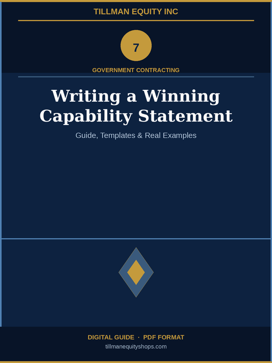 Writing a Winning Capability Statement – Guide & Examples  (Digital Download)