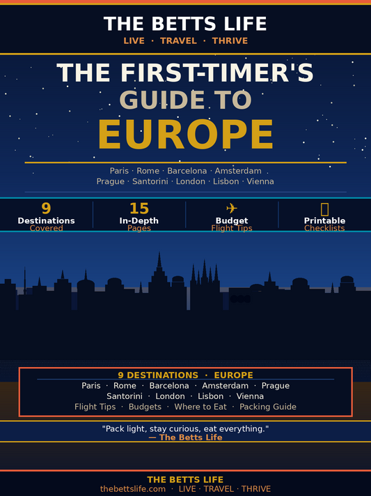The Betts Life – Europe on a Budget Guide (Digital Download)