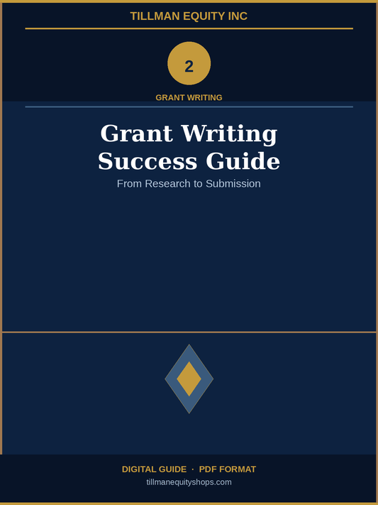 Grant Writing Success Guide – From Research to Submission  (Digital Download)