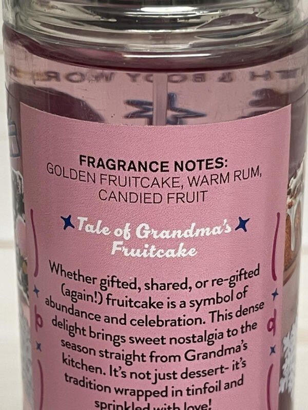 Bath & Body Works Holiday Pickle Ornament & Grandma's Fruitcake Mist - view 3